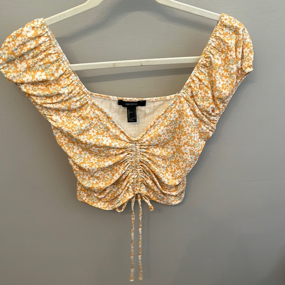 Floral crop top